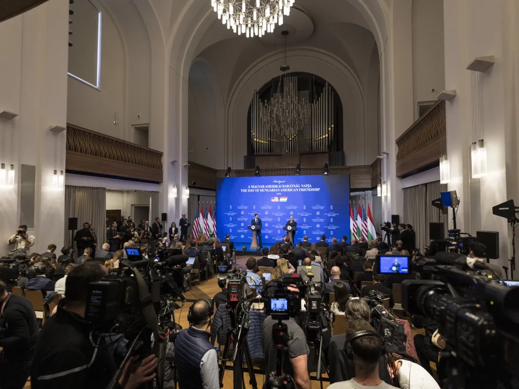 Orbán Viktor, OrbánViktor, James David Vance, JamesDavidVance, amerikai alelnök, OrbánViktorDavidVance, JD Vance, JDVance, sajtótájékoztató, 2026.04.07.