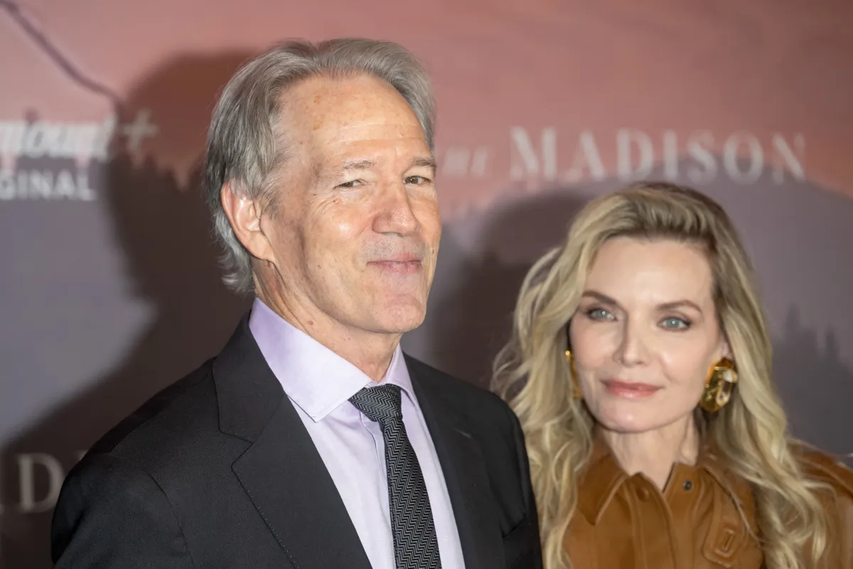 March 9, 2026, New York, United States: (L-R) David E. Kelley and Michelle Pfeiffer attend Paramount+'s ''The Madison'' New York Premiere at Jazz at Lincoln Center on March 09, 2026 in New York City. (Credit Image: © Ron Adar/SOPA Images via ZUMA Press Wire)