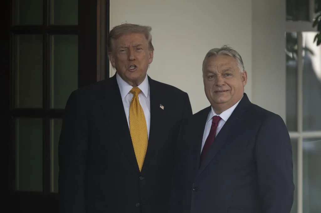 Trump támogatja Orbán Viktort (Fotó: AFP)