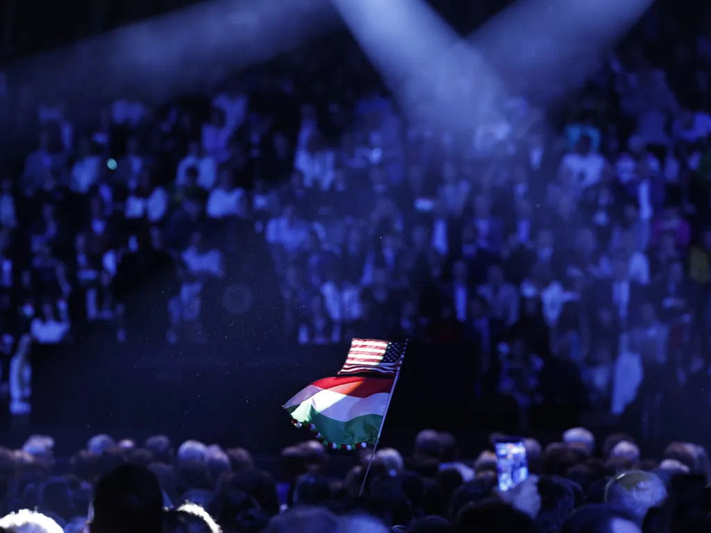 Orbán Viktor, OrbánViktor, James David Vance, JamesDavidVance, amerikai alelnök, OrbánViktorDavidVance, JD Vance, JDVance, nagygyűlés, MTK Sportpark, MTKSportpark, 2026.04.07.