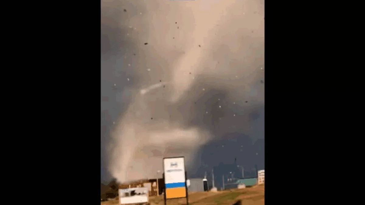 A tornádó súlyos károkat okozott Oklahoma északi részén
