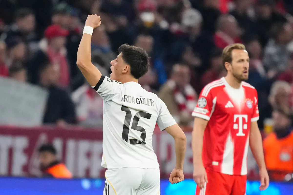 Arda Güler remek helyzetfelismerése után vezetést szerzett a Real Madrid Fotó: JOSE BRETON / NurPhoto