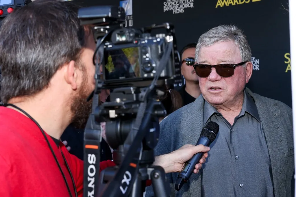 William Shatner nyilatkozik – Fotó: VICTORIA SIRAKOVA / GETTY IMAGES NORTH AMERICA