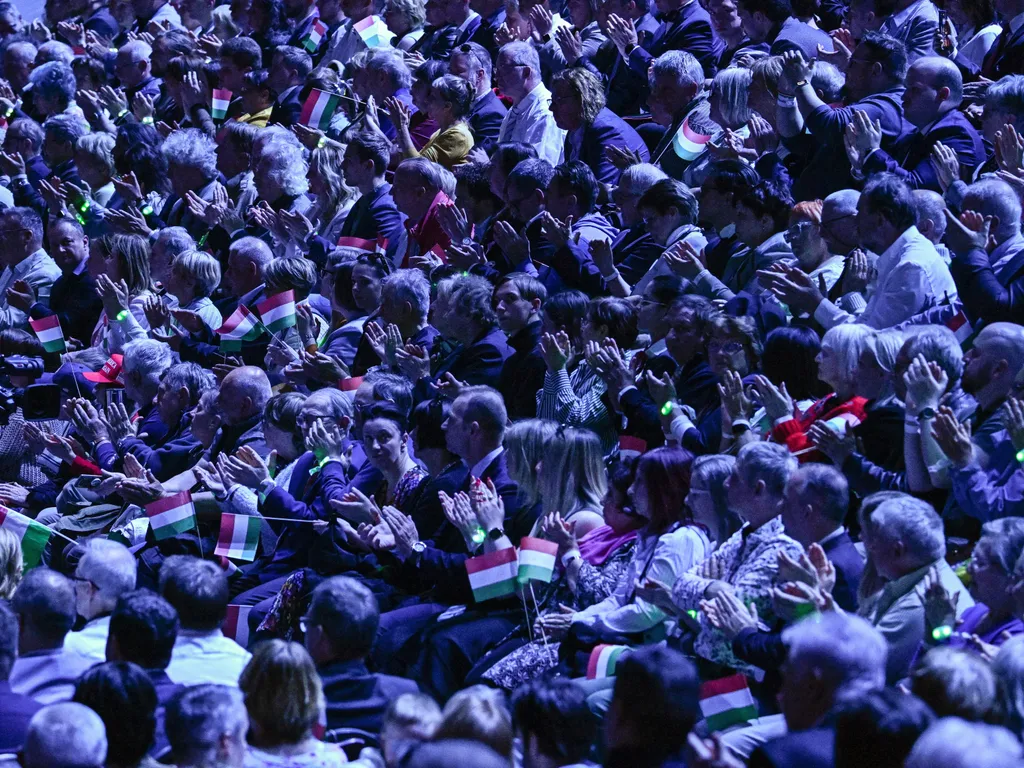 Orbán Viktor, OrbánViktor, James David Vance, JamesDavidVance, amerikai alelnök, OrbánViktorDavidVance, JD Vance, JDVance, nagygyűlés, MTK Sportpark, MTKSportpark, 2026.04.07.