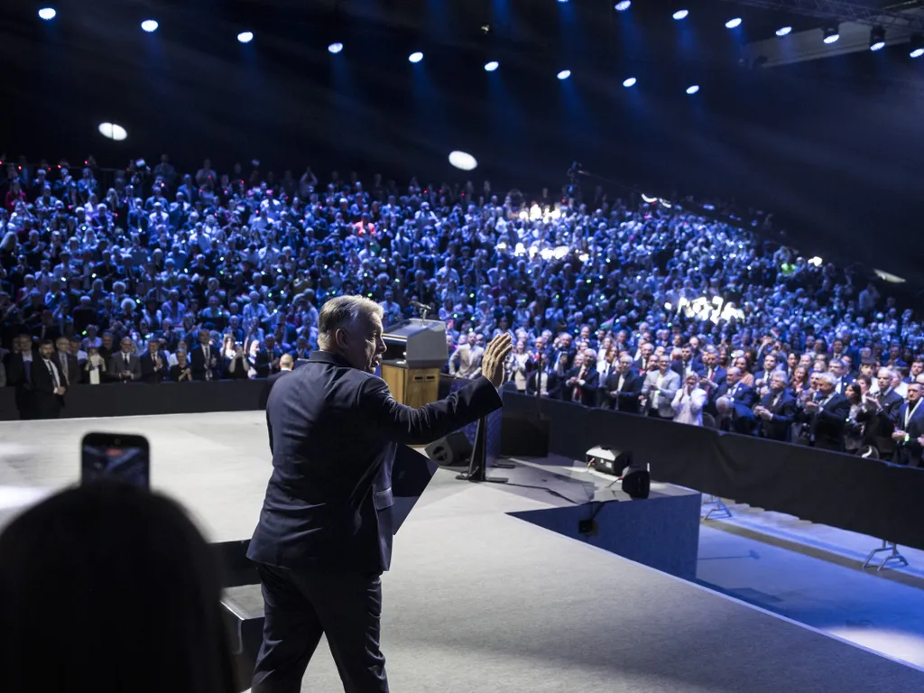 Orbán Viktor, OrbánViktor, James David Vance, JamesDavidVance, amerikai alelnök, OrbánViktorDavidVance, JD Vance, JDVance, nagygyűlés, MTK Sportpark, MTKSportpark, 2026.04.07.