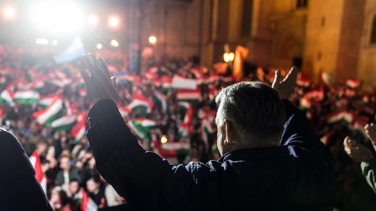 Orbán Viktor beszéde a Fidesz kampányzárón.