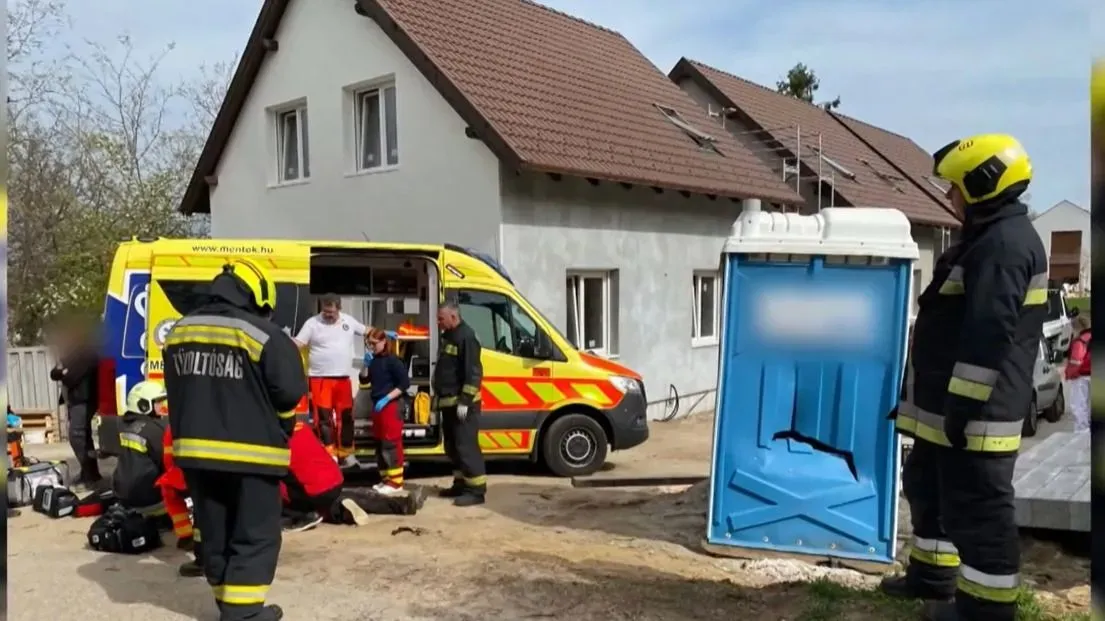 Hiába küzdöttek a mentők a férfi éltéért, akire rádőlt a betonfal Mogyoródon