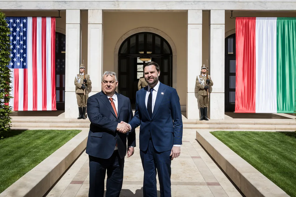 Orbán Viktor, OrbánViktor, James David Vance, JamesDavidVance, amerikai alelnök, 2026.04.07. OrbánViktorDavidVance