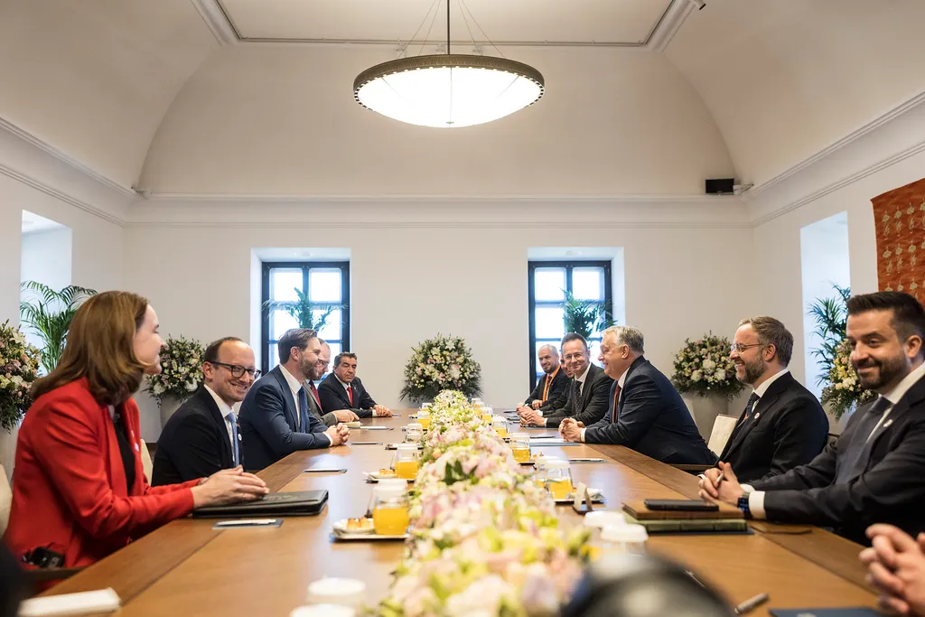 Orbán Viktor, OrbánViktor, James David Vance, JamesDavidVance, amerikai alelnök, 2026.04.07. OrbánViktorDavidVance