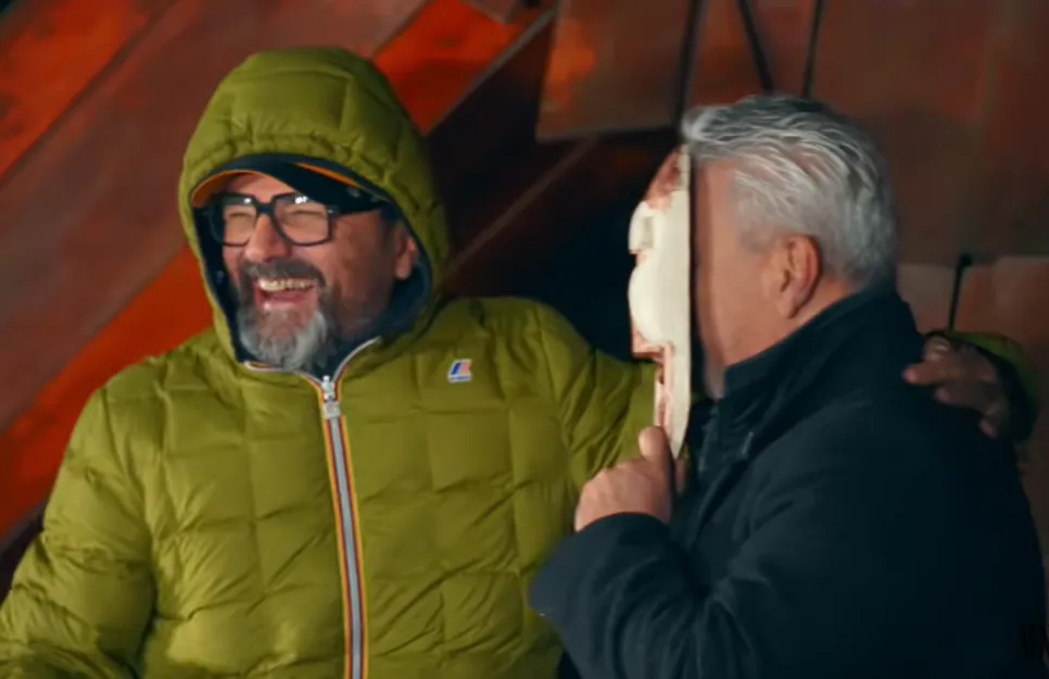 Gianni és Miki Hosszúhetényben – Fotó: Youtube