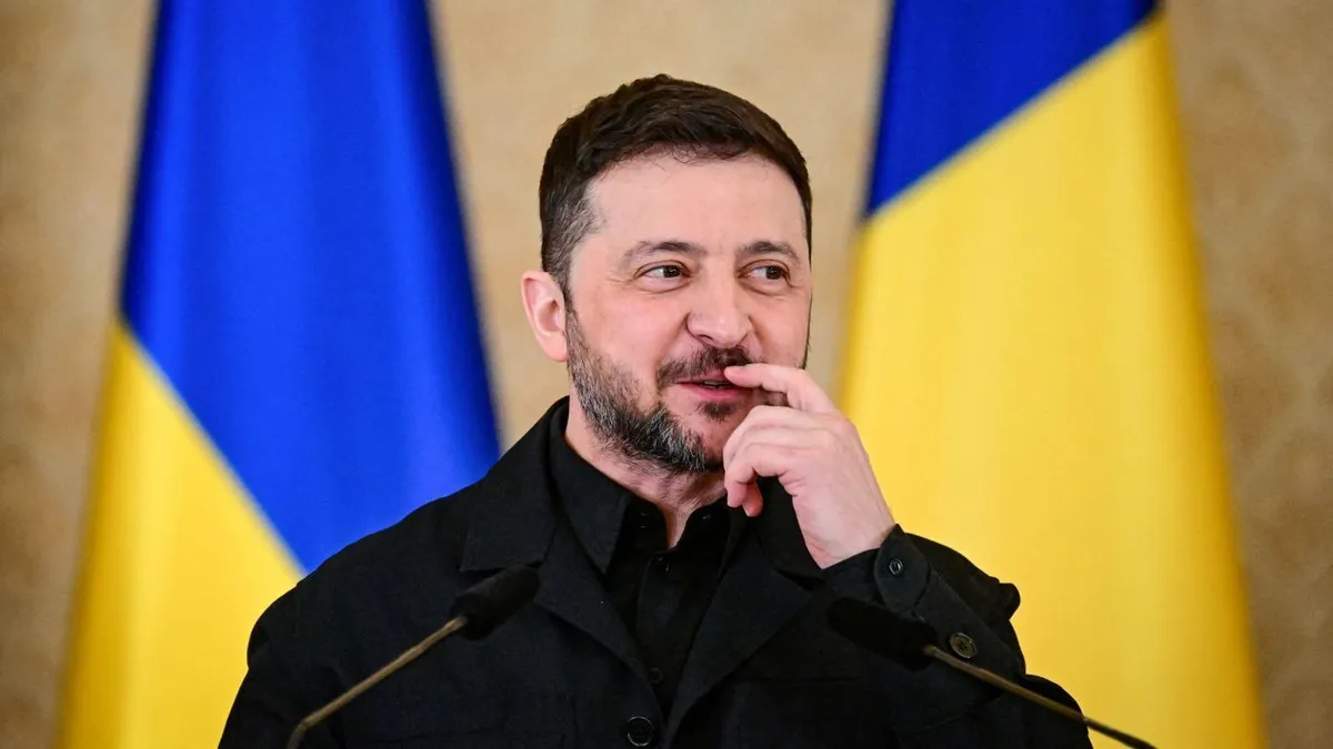 Volodimir Zelenszkij ukrán elnök