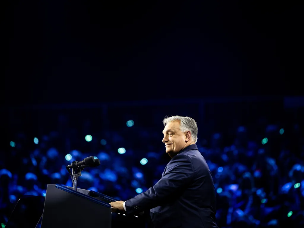 Orbán Viktor, OrbánViktor, James David Vance, JamesDavidVance, amerikai alelnök, OrbánViktorDavidVance, JD Vance, JDVance, nagygyűlés, MTK Sportpark, MTKSportpark, 2026.04.07.