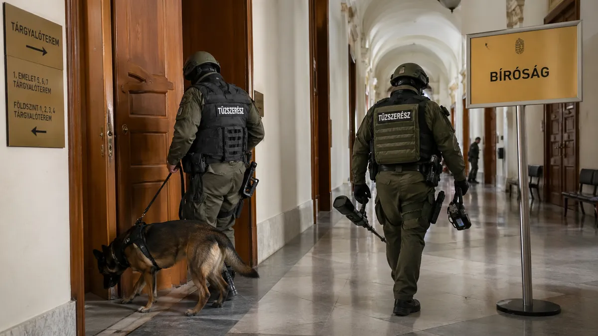 A bombariadó után átvizsgálták az épületet a tűzszerészek