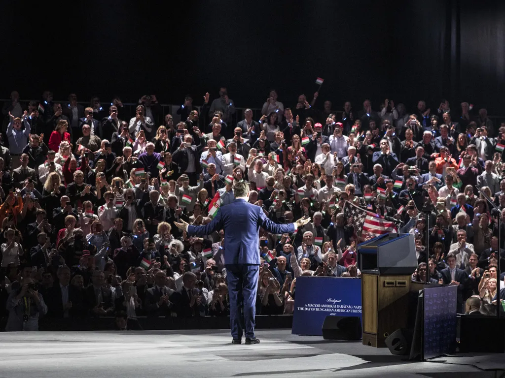 Orbán Viktor, OrbánViktor, James David Vance, JamesDavidVance, amerikai alelnök, OrbánViktorDavidVance, JD Vance, JDVance, nagygyűlés, MTK Sportpark, MTKSportpark, 2026.04.07.