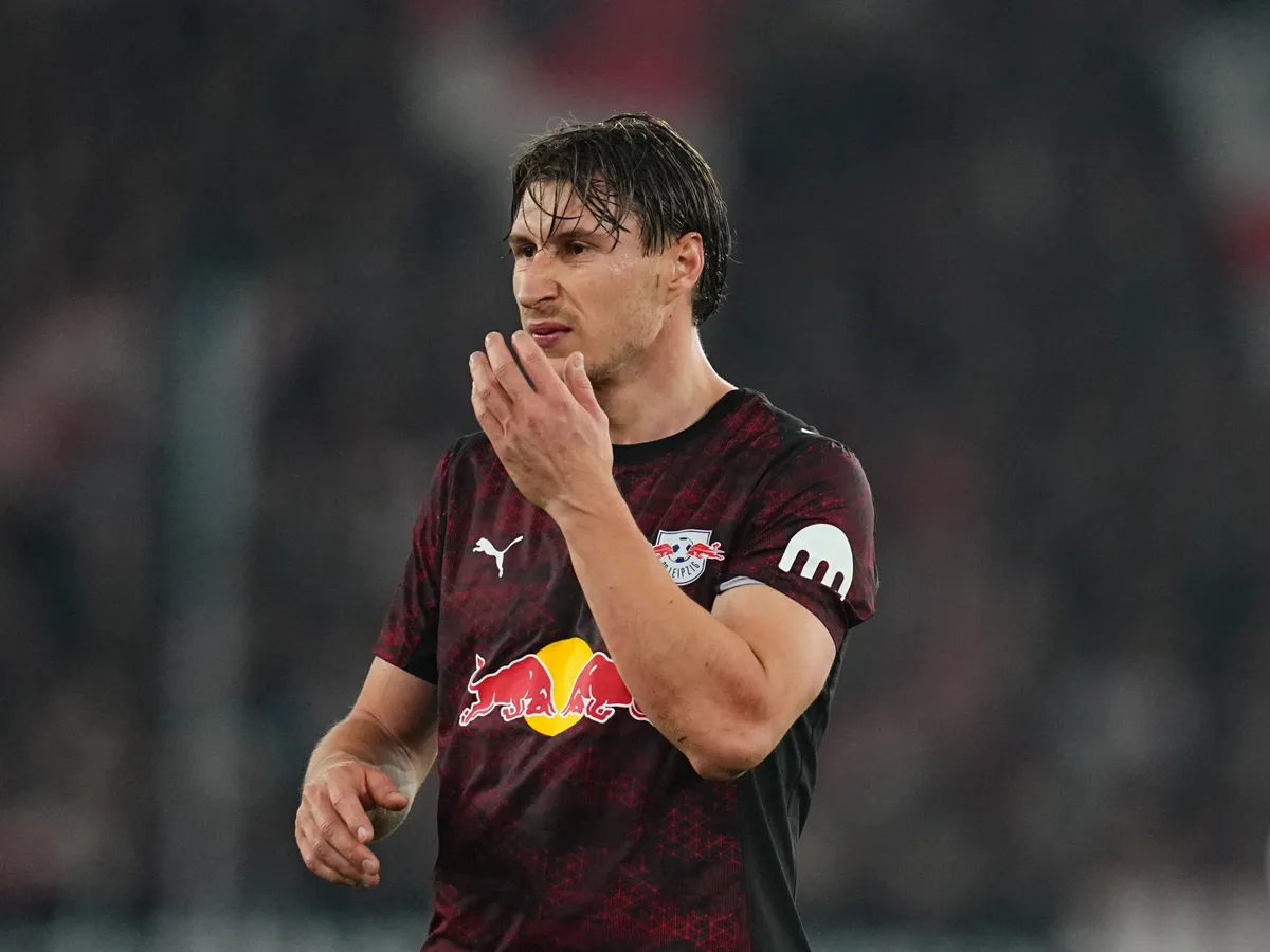 Willi Orbán (RB Leipzig ) looks on during Matchday 26 1.Bundesliga: Stuttgart and RB Leipzig at MHPArena, Stuttgart, Germany on March 15 2026. (Photo by Ulrik Pedersen/NurPhoto) (Photo by Ulrik Pedersen / NurPhoto via AFP)