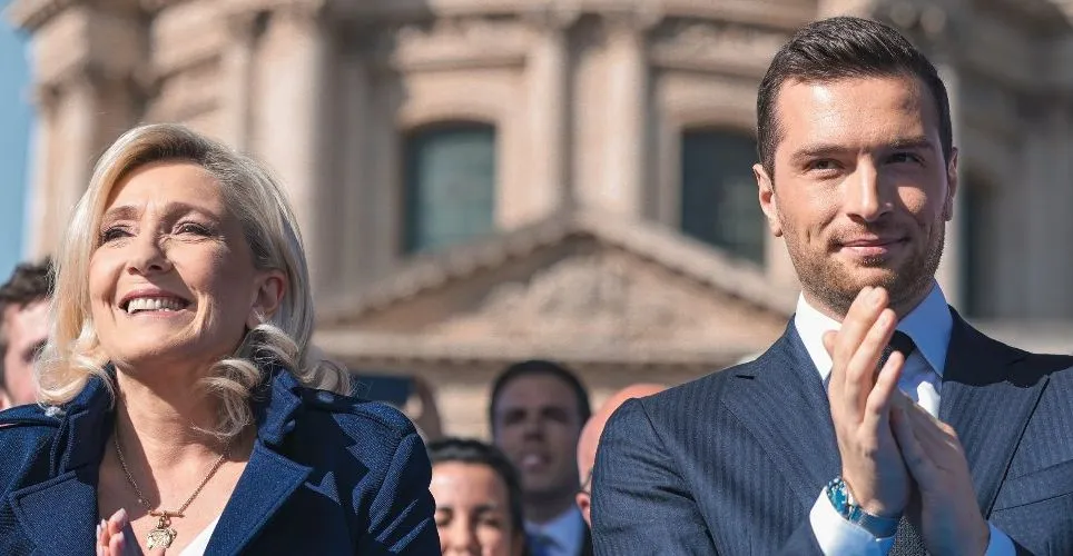 Marine Le Pen és Jordan Bardella