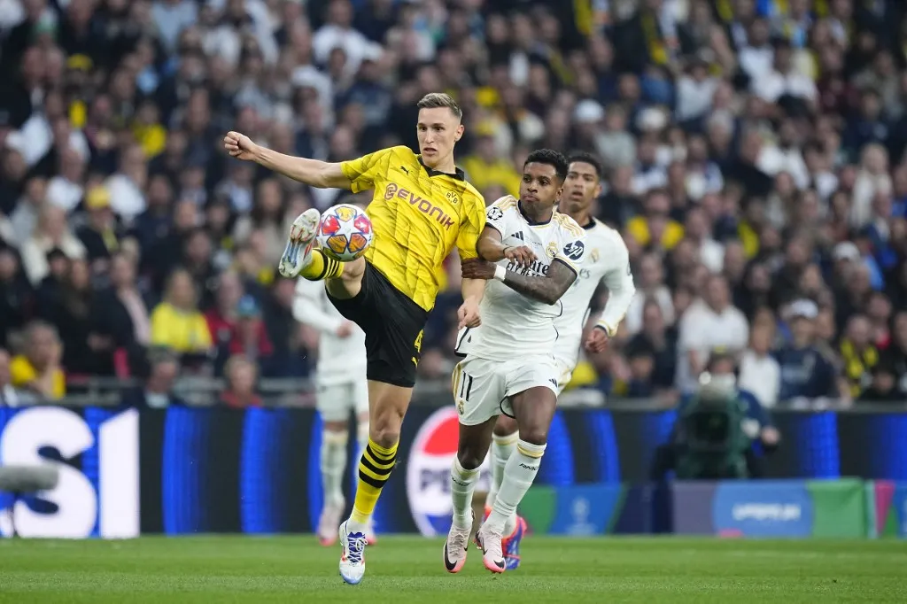 Nico Schlotterbeck a Real Madrid elleni BL-döntőben