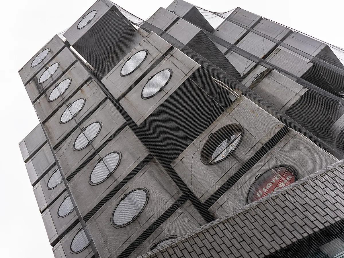 Nakagin Capsule Tower, Scheduled for Demolition in Tokyo