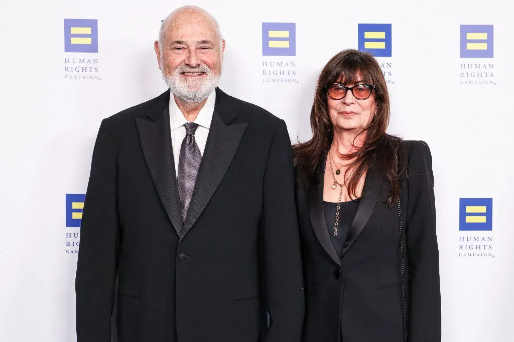 (FILE) Rob Reiner and His Wife Michele Were Killed by Their Son. Rob Reiner and his wife, Michele Singer Reiner, were found after first responders were called to the couple's Brentwood home on Sunday, December 14, 2025 at 3:30 p.m. American actor, director, producer, writer, and political activist Rob Reiner and wife Michele Singer Reiner arrive at the Human Rights Campaign's 2025 Los Angeles Dinner held at the Fairmont Century Plaza on March 22, 2025 in Century City, Los Angeles, California, United States. (Photo by Xavier Collin/Image Press Agency/NurPhoto) (Photo by Image Press Agency / NurPhoto via AFP)
