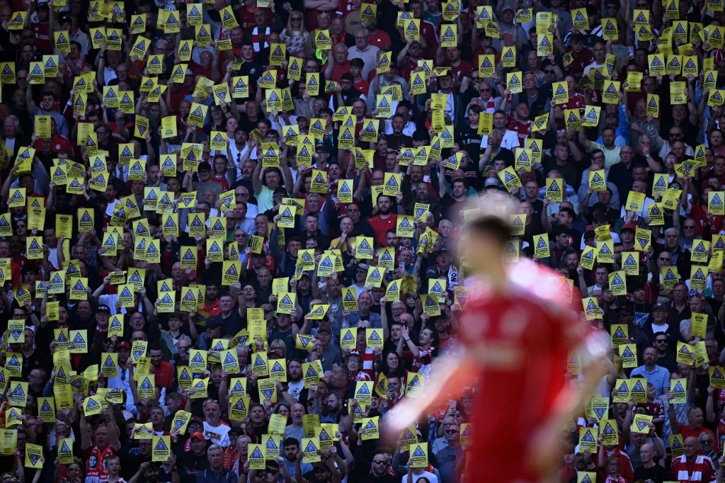 A Liverpool szurkolói tüntettek az Anfielden