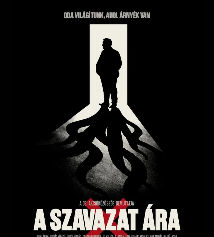 A Szavazat ára című dokumentumfilm függetlensége már a plakátjánál elbukik (Forrás: Facebook/Karácsony Gergely)