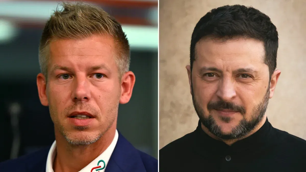 Valaki nem mond igazat; teljesen mást állít Magyar Péter és Zelenszkij (Fotó: AFP)