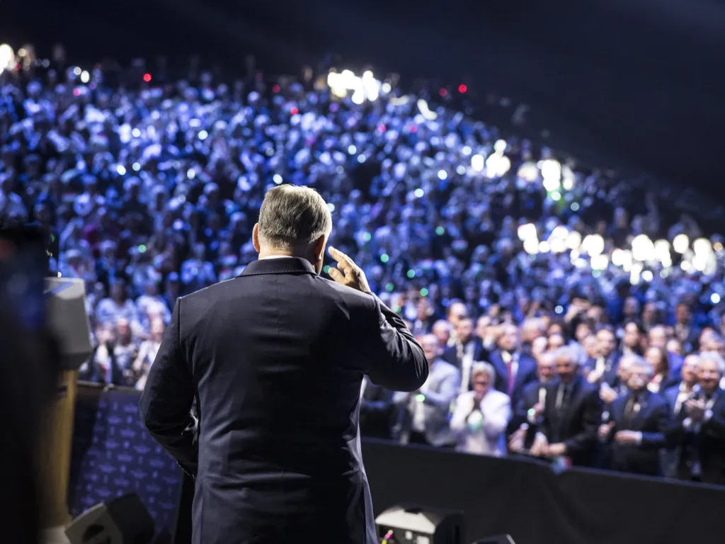 Orbán Viktor, OrbánViktor, James David Vance, JamesDavidVance, amerikai alelnök, OrbánViktorDavidVance, JD Vance, JDVance, nagygyűlés, MTK Sportpark, MTKSportpark, 2026.04.07.