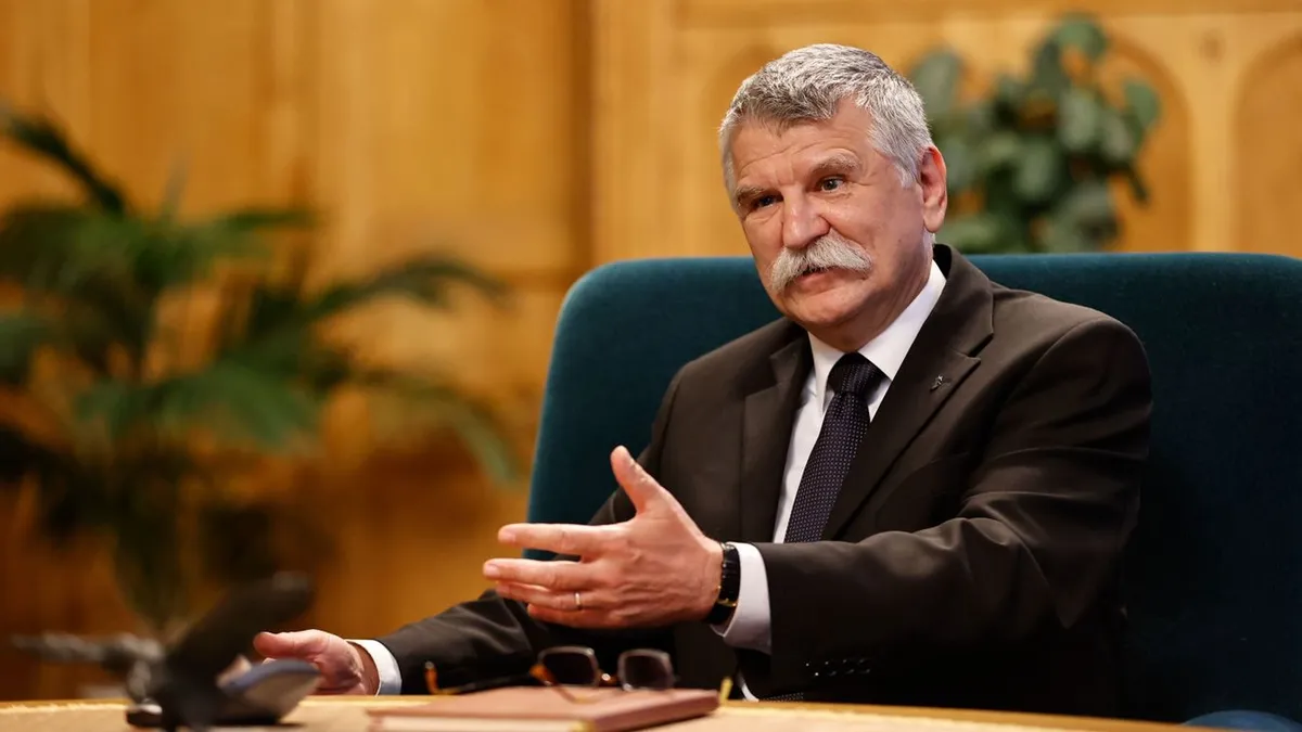 Kövér Lászlótól, az Országgyűlés elnöke Fotó: Kurucz Árpád (KA) Magyar Nemzet Fotó: Kurucz Árpád