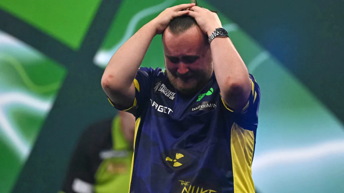 Luke Littler nehezen viselte a vereséget