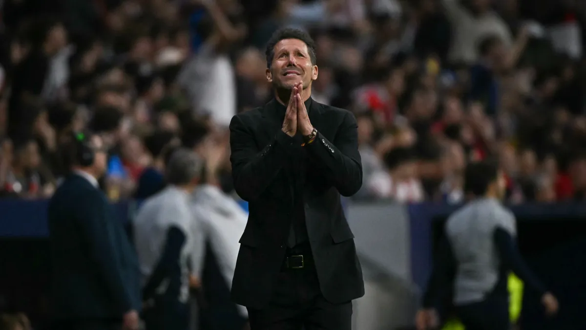 Az Atlético Madrid edzője kemény kritikát kapott az Arsenal elleni meccs után