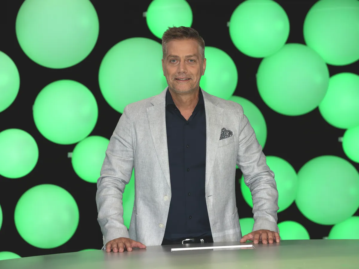 Harsányi Levente műsorvezető a foci-vb-ről