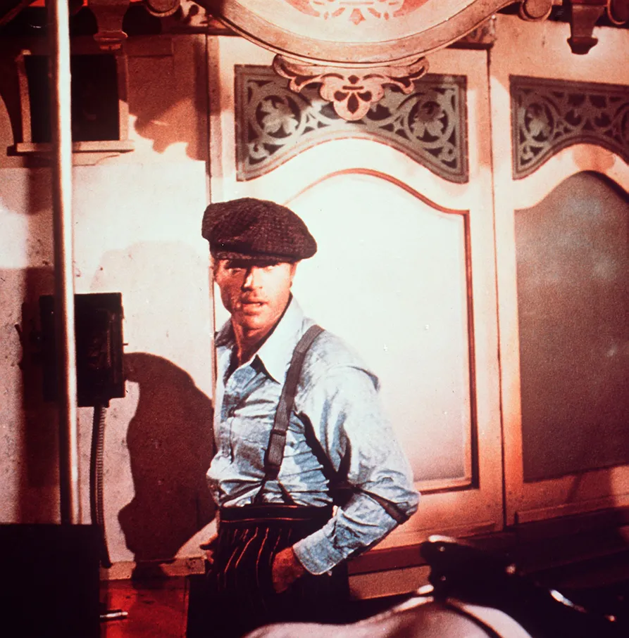Robert Redford A nagy balhé című film egy jelenetében.