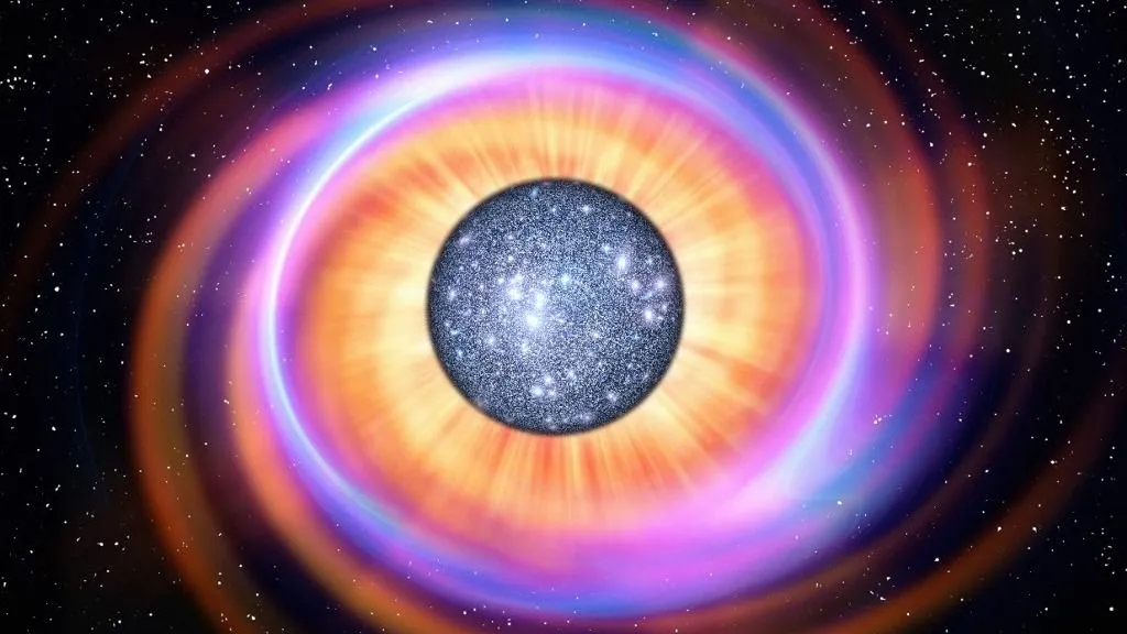 fekete lyuk Conceptual illustration of the universe in a black hole. (Photo by VICTOR de SCHWANBERG/SCIENCE PHO / VSC / Science Photo Library via AFP)