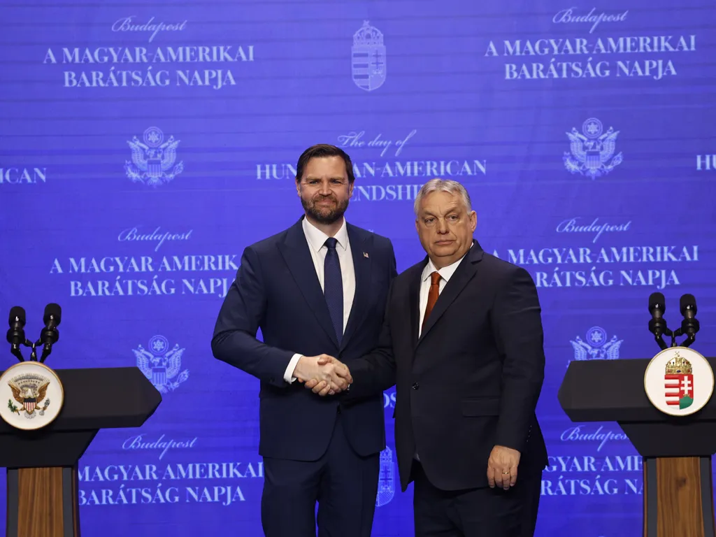 Orbán Viktor, OrbánViktor, James David Vance, JamesDavidVance, amerikai alelnök, 2026.04.07. OrbánViktorDavidVance, JD Vance, JDVance
