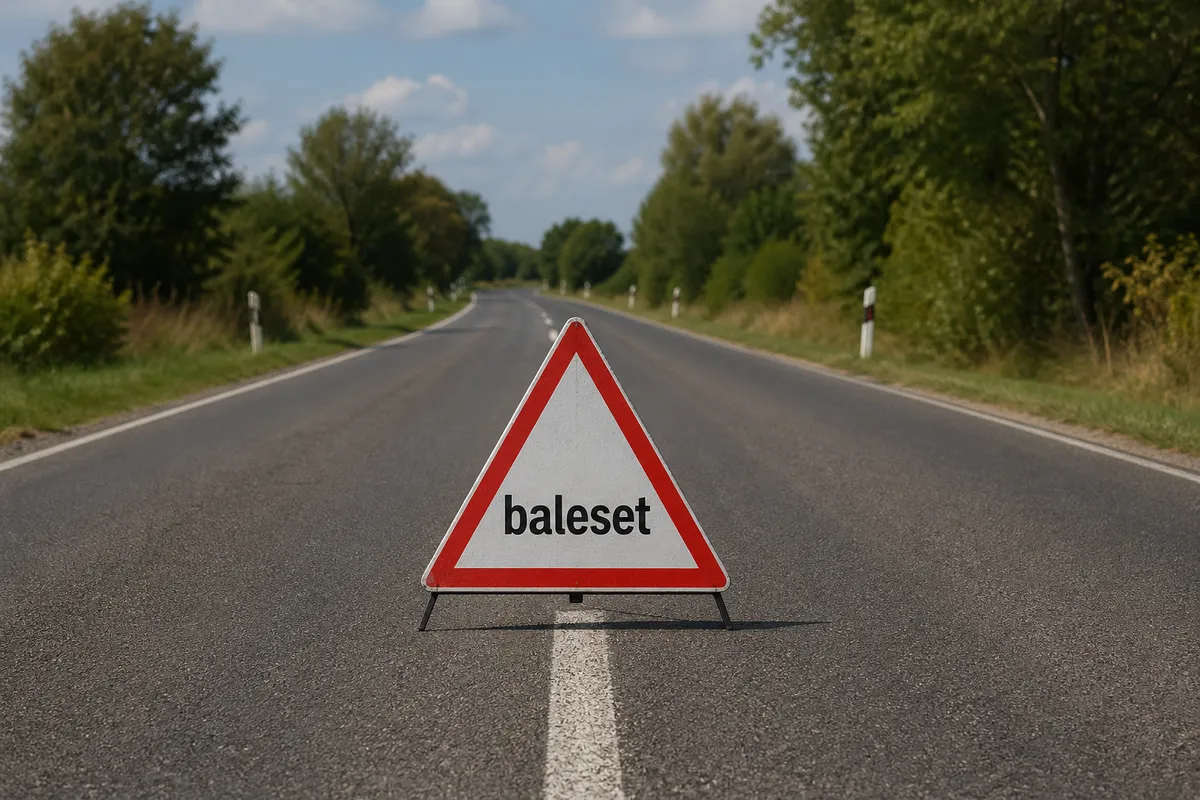 baleset,