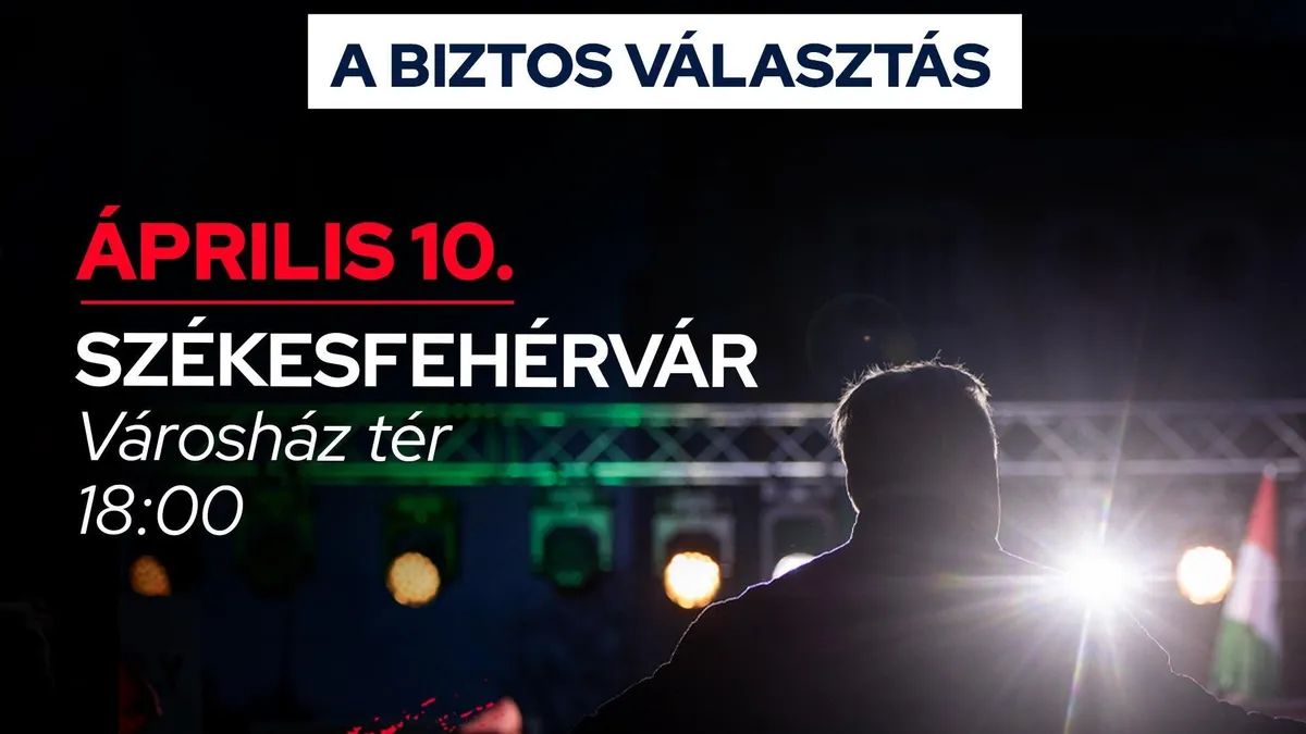 Orbán Viktor országjárásának az utolsó előtti állomása Székesfehérvár