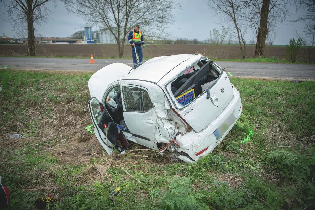 Tragikus baleset történt Szorosad közelében április 5-én, a a sofőr a helyszínen meghalt