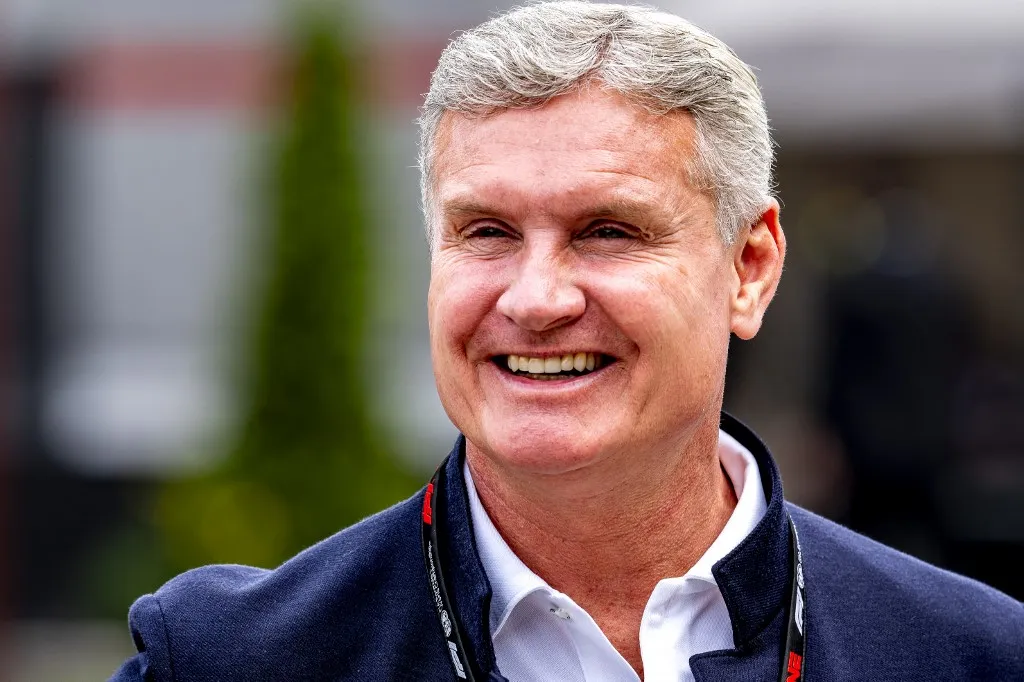David Coulthard during the Formula 1 China Shanghai race at the Shanghai International Circuit on March 15, 2025, in Shanghai, China. (Photo by Marcel van Dorst/EYE4IMAGES/NurPhoto) (Photo by Marcel van Dorst / NurPhoto via AFP)