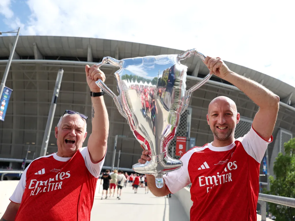 BL, Bajnokok Ligája, BajnokokLigájaBudapest, döntő, PSG - Arsenal, PSGArsenal, szurkoló, hangulat, Budapest, 2026.05.30.