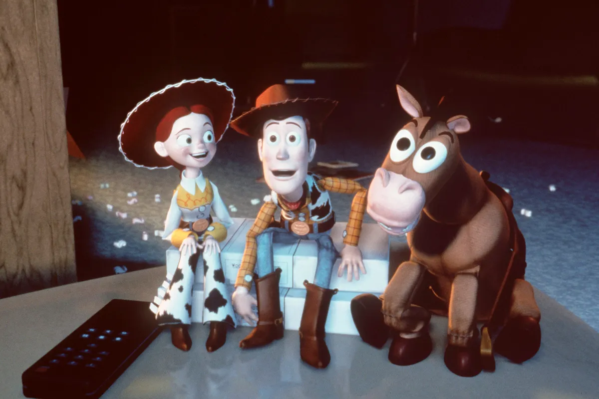 Jessie, Woody és Szemenagy a Toy Story 2. részében.