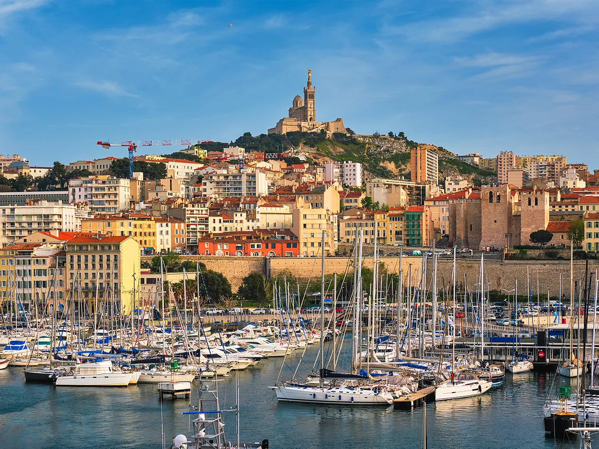 Marseille látható a fotón