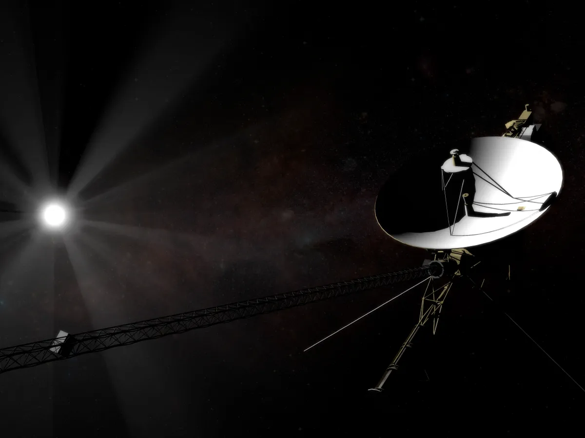 A Voyager 1 űrszonda illusztrációja
