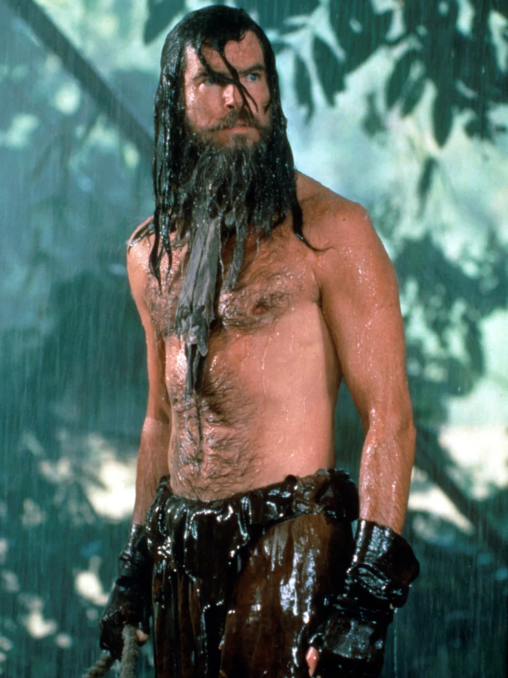 a születésnapos Pierce Brosnan, aszületésnaposPierceBrosnan, PierceBrosnan,      Robinson crusoe  Robinson Crusoe / Daniel Defoe's Robinson Crusoe   Year: 1997 - usa  Pierce Brosnan   Director: Rod Hardy George Miller (Photo by Archives du 7eme Art / Phot