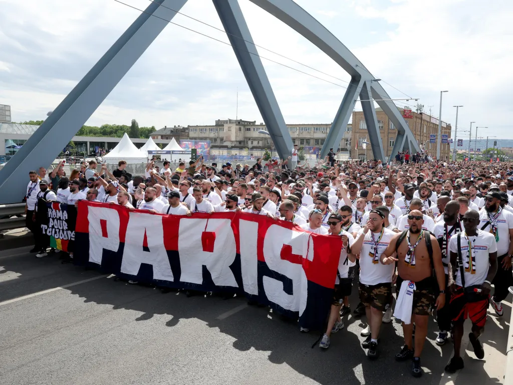 BL, Bajnokok Ligája, BajnokokLigájaBudapest, döntő, PSG - Arsenal, PSGArsenal, szurkoló, hangulat, Budapest, 2026.05.30.