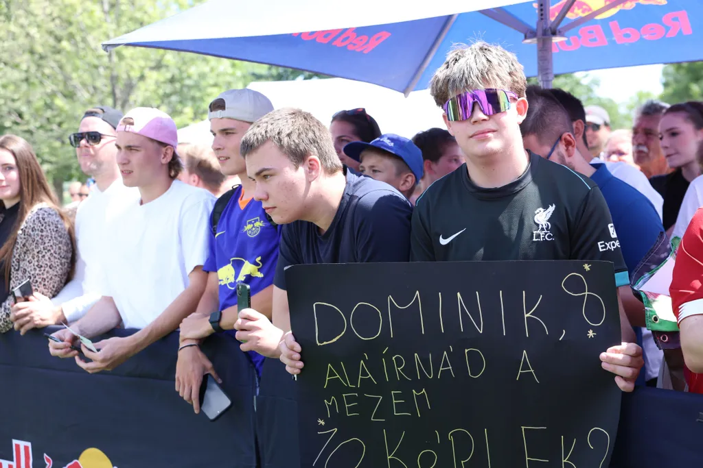 Szoboszlai Dominik a Red Bull F2S eseményen, Kopaszi gát, SzoboszlaiDominik, Kopaszigát, RedBullF2S, 2026.05.31.