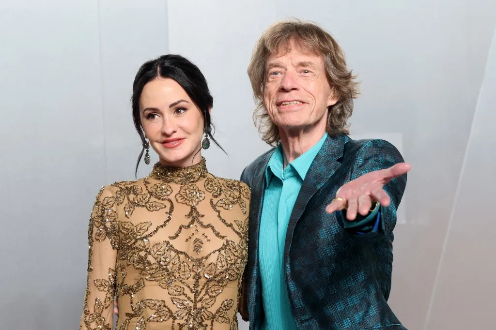 Mick Jagger (jobbra) és menyasszonya, Melanie Hamrick – Fotó: AMY SUSSMAN / GETTY IMAGES NORTH AMERICA