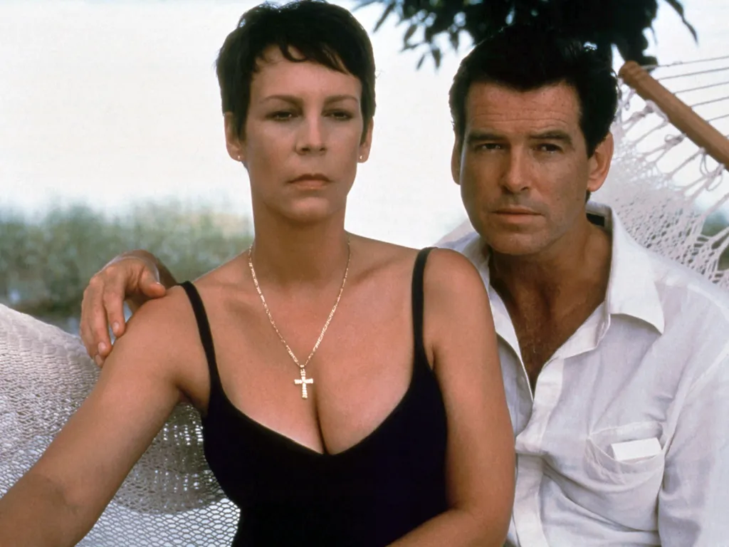 a születésnapos Pierce Brosnan, aszületésnaposPierceBrosnan, PierceBrosnan,      The tailor of Panama
2001
Real  John Boorman
Pierce Brosnan
Jamie Lee Curtis.
Collection Christophel © Columbia Pictures Corporation (Photo by Columbia Pictures Corporation /