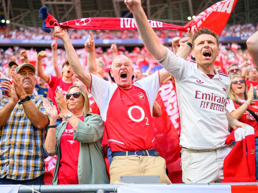 BL, Bajnokok Ligája, BajnokokLigájaBudapest, döntő, PSG - Arsenal, PSGArsenal, szurkoló, hangulat, Budapest, Puskás Aréna, PuskásAréna, mérkőzés, 2026.05.30.