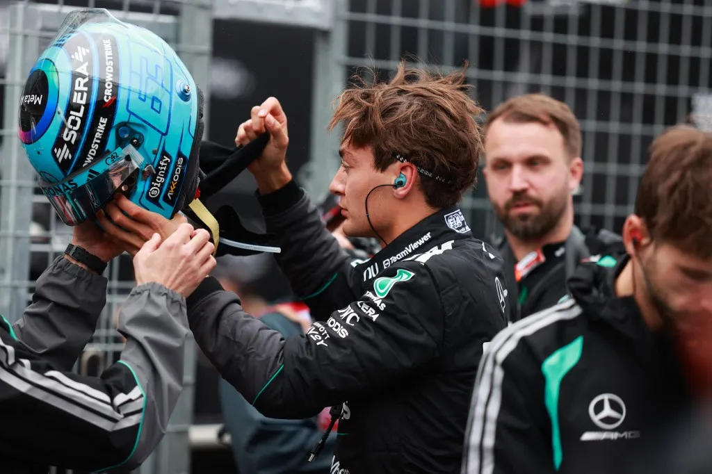 A Mercedes brit versenyzője, George Russell a futamgyőzelemre is esélyes volt Montrealban