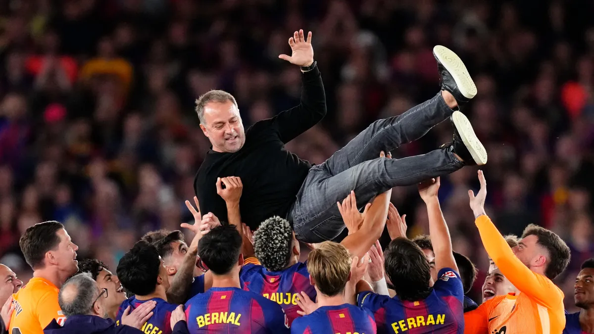 Hansi Flick büszke és nem felejti az estét, amelyen a Barcelona ismét bajnok lett

